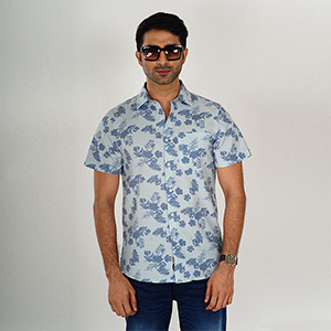 Picture of LEE COOPER MULTICOLOR HALF-SLEEVE SHIRTS FOR MEN 8SV0A19