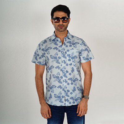 Picture of LEE COOPER MULTICOLOR HALF-SLEEVE SHIRTS FOR MEN 8SV0A19
