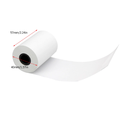 Picture of 57mm x 40mm Premium Quality Thermal POS Paper Roll – Pack of 10 Rolls  2" Inch  Thermal POS Roll – BPA Free – Suitable for POS Machines & Receipt Printers
