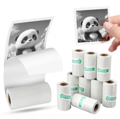 Picture of Portable Mini Thermal Printer Paper Roll  53mm x 30mm Premium Quality Thermal POS – Pack of 20 Rolls  2" Inch  Thermal POS Roll – BPA Free