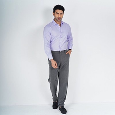 Picture of LEE COOPER LAVENDER FULL-SLEEVE SHIRTS FOR MEN 8SX0W44