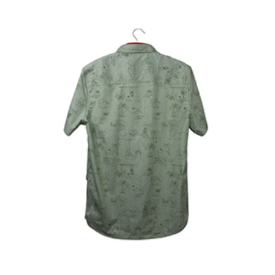 Picture of LEE COOPER OLIVE HALF-SLEEVE SHIRTS FOR MEN 8SX1701