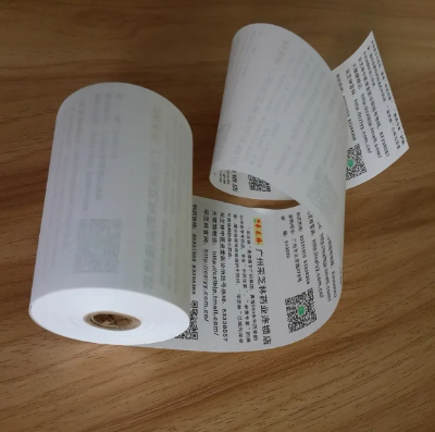 Picture of 78mm x 56mm Premium Quality Thermal POS Paper Roll – Pack of 12 Rolls  3" Inch  Thermal POS Roll – BPA Free – Suitable for POS Machines & Receipt Printers