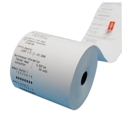 Picture of 80mm x 80mm Premium Quality Thermal POS Paper Roll – Pack of 20 Rolls  3" Inch  Thermal POS Roll – BPA Free – Suitable for POS Machines & Receipt Printers
