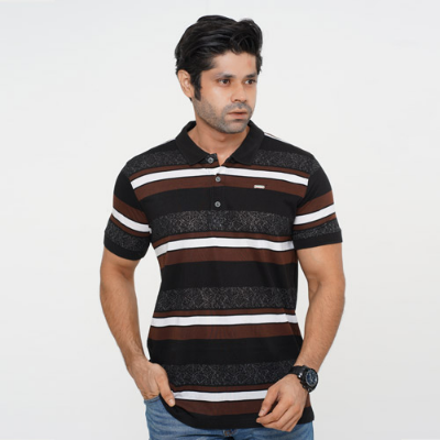 Picture of LOTTO BROWN POLO SHIRTS LEISURE FOR MEN 8BL0647