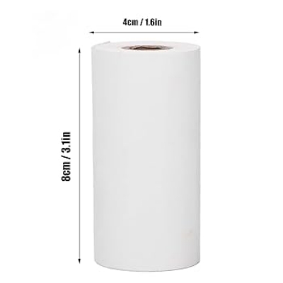 Picture of 78mm x 38mm Premium Quality Thermal POS Paper Roll – Pack of 20 Rolls 3" Inch Thermal POS Portable Printer Roll Measurement Width 78mm x 38mm Diameter– BPA Free – Suitable for POS Machines & Receipt Printers