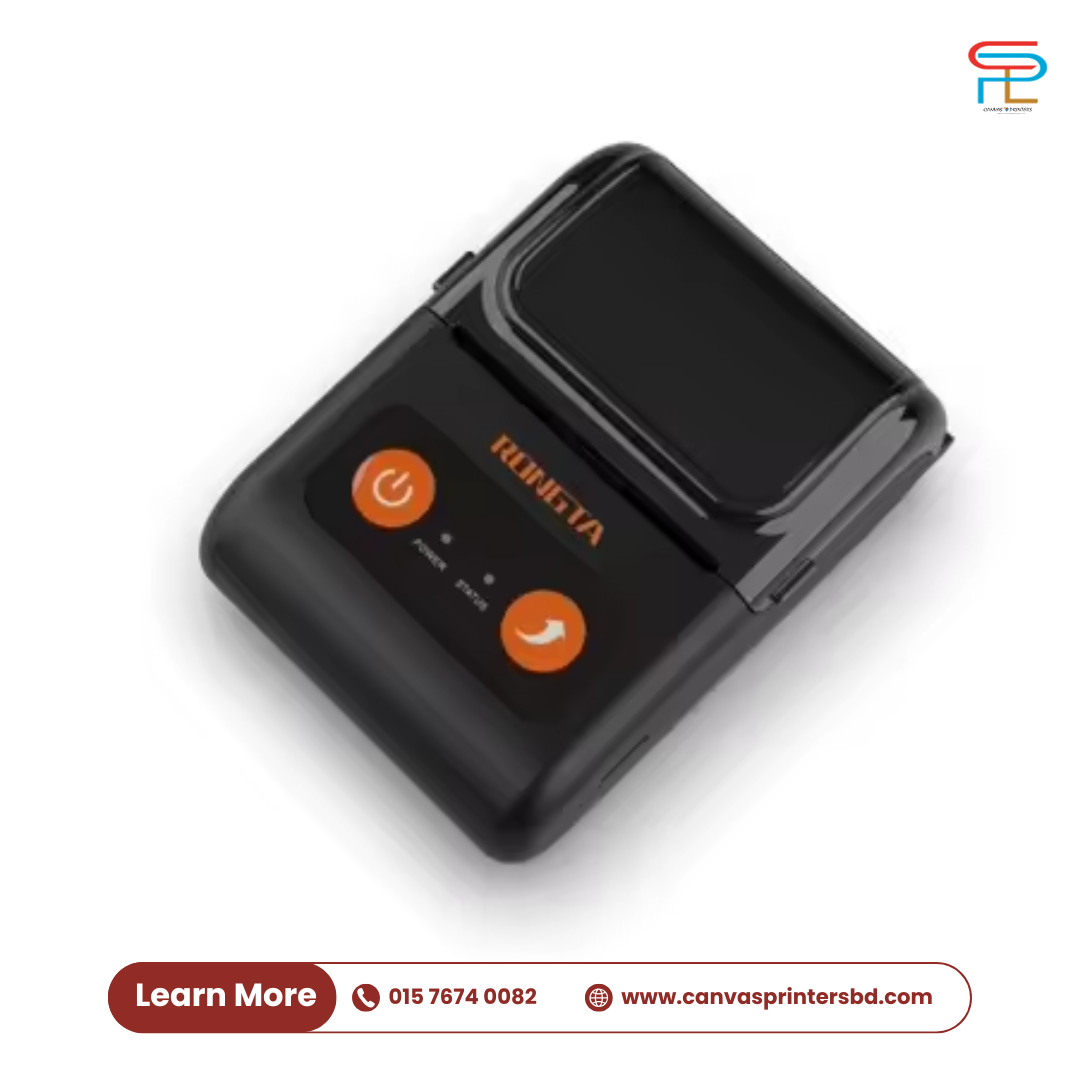 Picture of Orginal Rongta RPP02C 58mm Mobile POS Printer | Thermal Portable Printer-Orange