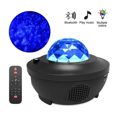 Picture of Galaxy Projector Starry Sky LED Night Light – Moon Lamp USB Mini Projector Light for Bedroom, Star Ceiling Ambient Light for Room Interior Decor