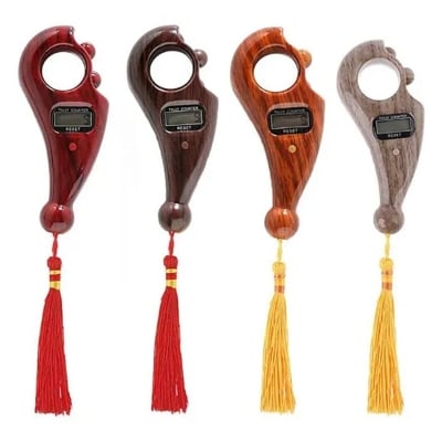 Picture of Rotating Digital Tasbih Counter Finger Ring – Portable Prayer Beads Counter Misbaha Zikr Counter for Muslim Prayer Eid Gift
