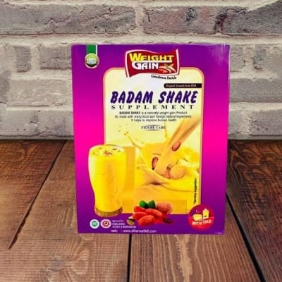 Picture of Badam Shake Supplement Nutrition Drink – Almond Milk Shake Powder for Energy, Daily Nutrition and Healthy Weight Support