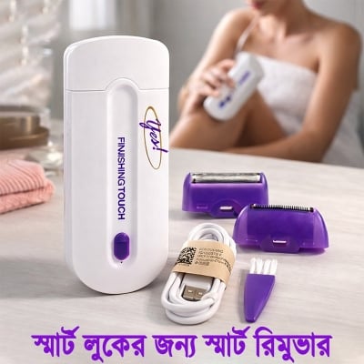 Picture of Rechargeable Laser Hair Removal Device – Smooth & Painless Hair Eraser for Women & Men – Portable Electric Hair Remover for Arms, Legs, Face & Body Grooming
