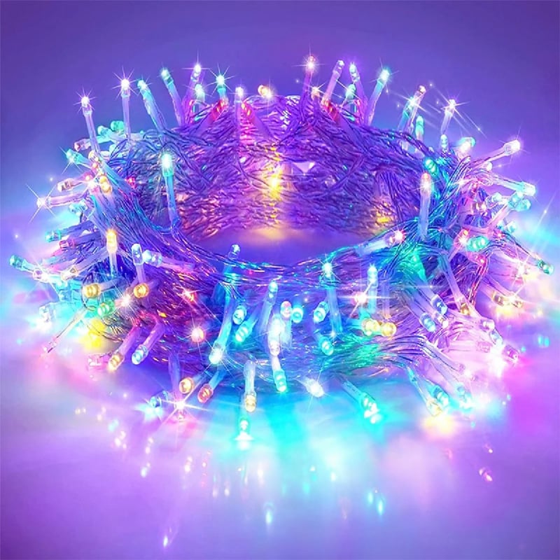 Picture of Beautiful Ceiling Fairy Lights Multicolour – LED String Lights for Room Decoration, Bedroom Ceiling Curtain Party Festival Indoor Decor