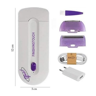 Picture of Rechargeable Laser Hair Removal Device – Smooth & Painless Hair Eraser for Women & Men – Portable Electric Hair Remover for Arms, Legs, Face & Body Grooming
