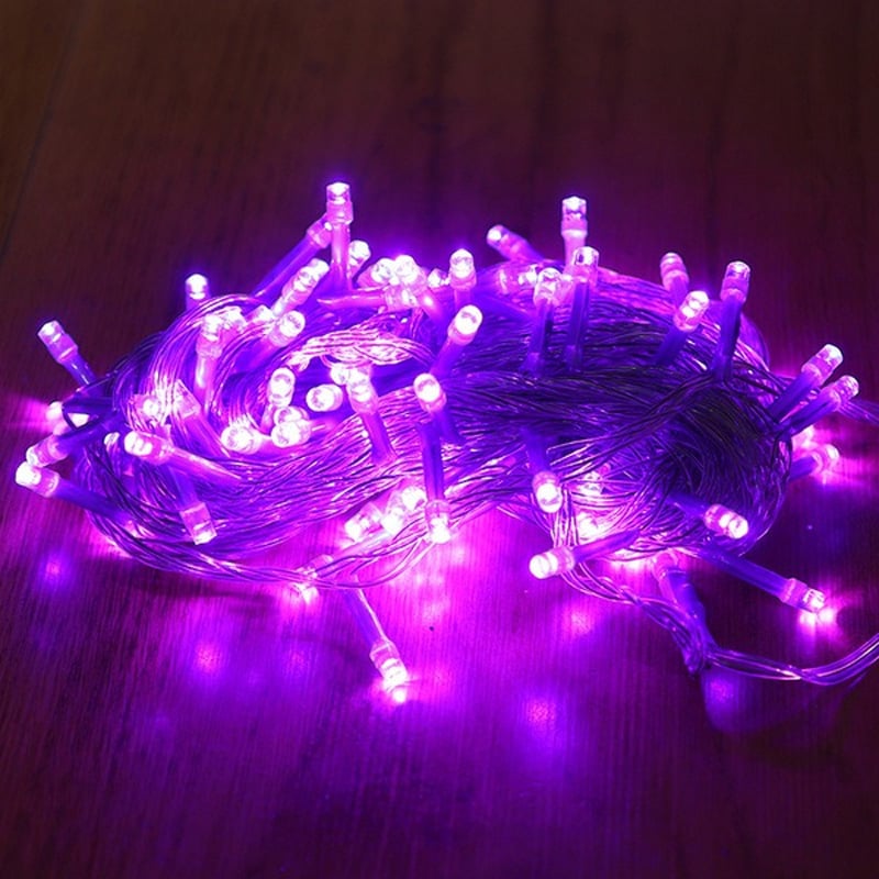 Picture of Decorative Purple Fairy Lights LED String Light – Room Decoration Light for Bedroom, Wall, Party, Wedding & Home Decor