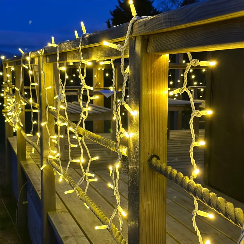 Picture of 20 LED Golden Fairy String Lights – Warm White Decorative Light for Room, Bedroom, Wedding, Party, Indoor Outdoor Decoration