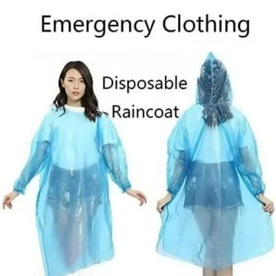 Picture of Pocket Rain Coat Card Size Waterproof Raincoat – Foldable Wallet Rain Coat for Men Women Unisex Portable Emergency Rain Wear