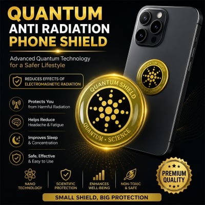 Picture of EMF Blocker Sticker Quantum Anti Radiation Phone Shield for Mobile, Laptop & WiFi Devices – EMF Wave Protection Sticker for Home, Office, Kids & Pregnant Women Safety Use