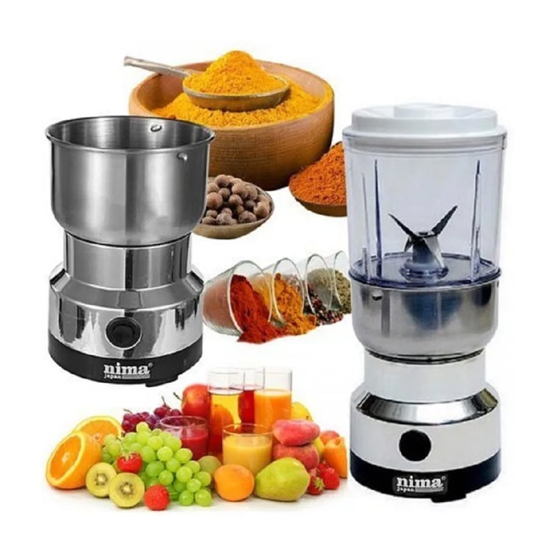 Picture of Nima 2 in 1 Blender Grinder 300W – Electric Blender and Grinder for Nuts, Beans, Spices, Juicer, Kitchen Tools, and Grinding Machine