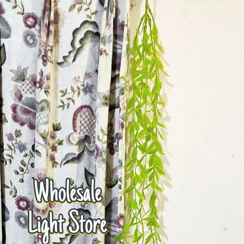 Picture of Artificial Corner Leaf Set 5 in 1 – Decorative Fake Green Leaves for Wall Corner Decoration – Hanging Vine Leaf Set for Home, Room & Event Decor