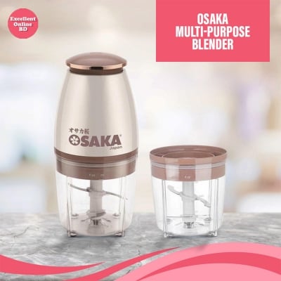 Picture of OSAKA Multi-Purpose Blender Japan Meat Grinder 750ml Bottom Grinder – Super Fast Fruit Blender, Meat Mincer & Spice Grinding Machine for Kitchen Use