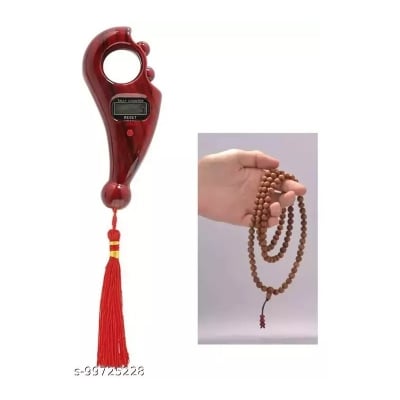Picture of Rotating Digital Tasbih Counter Finger Ring – Portable Prayer Beads Counter Misbaha Zikr Counter for Muslim Prayer Eid Gift