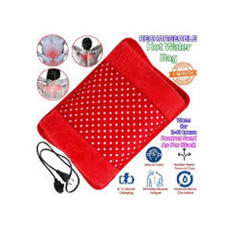 Picture of Electric Hot Water Bag Pain Reliever Multicolour – Rechargeable Heating Pad for Back, Neck, Stomach Pain Relief, Portable Warm Compress Bag
