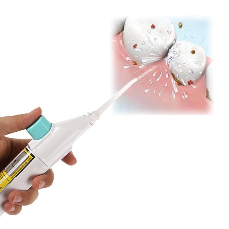 Picture of Portable Power Floss Dental Water Jet – Cordless Teeth Cleaner Kit for Oral Irrigator, Deep Cleaning, Gum Care, Plaque Removal for Home & Travel