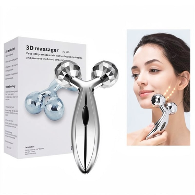 Picture of Y Shaped 3D Body Massage Roller – Face Lift Massager for Body, Neck, Arm & Leg, Skin Tightening Relaxation Tool