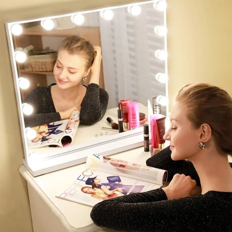 Picture of Vanity Mirror Makeup LED Light – Portable LED Beauty Mirror Light for Makeup, Dressing Table, Bedroom & Professional Beauty Care