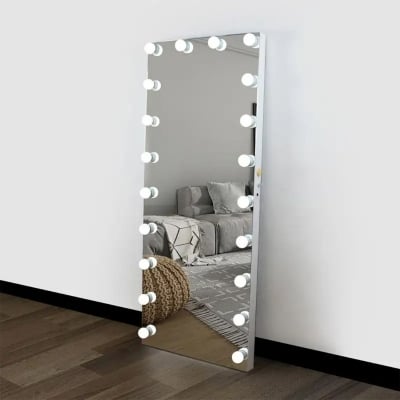 Picture of Vanity Mirror LED Light Kit with 10 Adjustable Bulbs – Dimmable Makeup Dressing Table Mirror Lights, USB Powered Hollywood Style for Bedroom Beauty Setup
