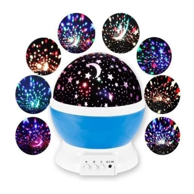 Picture of AC/DC Baby Sleep Lighting Romantic Sky Star Master Night Light Projector Room Colorful
