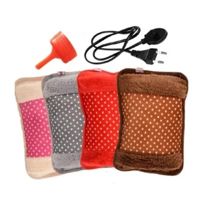 Picture of Electric Hot Water Bag Pain Reliever Multicolour – Rechargeable Heating Pad for Back, Neck, Stomach Pain Relief, Portable Warm Compress Bag