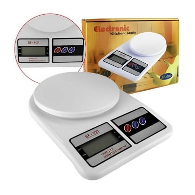 Picture of Kitchen Weight Scale Machine Digital Kitchen Weight Machine Model SF400 – Mini Food Weight Measuring Scale with Digital Display for Cooking, Baking, Grocery and Home Kitchen Use
