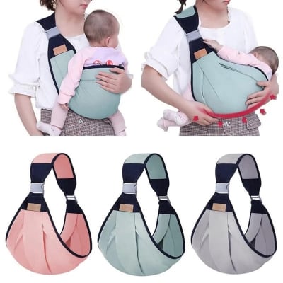 Picture of Baby Carrier Bag Lightweight Adjustable Front & Back Carry Baby Holder for Newborn to 3 Years Old – Comfortable Breathable Infant Carrier for Travel, Walking & Daily Use