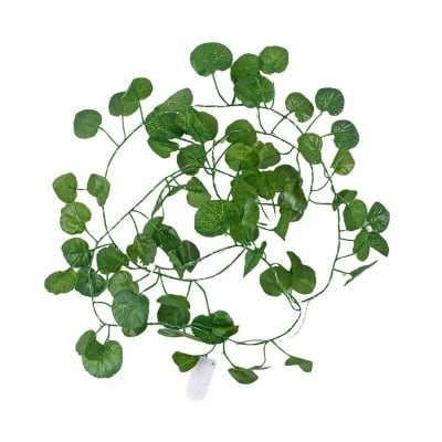 Picture of 25 LED Artificial Rattan Begonia Leaf Vine String Light – 7.2ft Battery Included Fairy Decoration Light