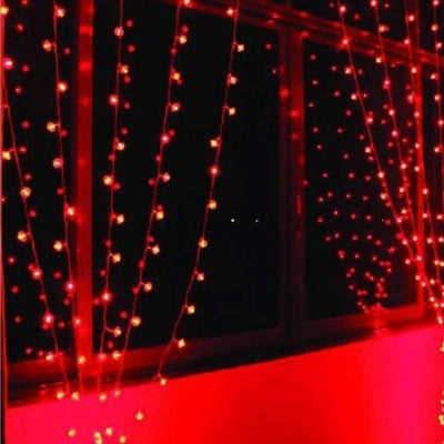 Picture of Red Color Fairy Lights Decorative LED String Light – Romantic Room Decoration Light for Bedroom, Wall, Party, Wedding & Home Decor