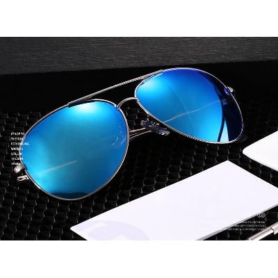 Picture of Men Fashoin luxury Metal Frame Mirrore Sunglasses