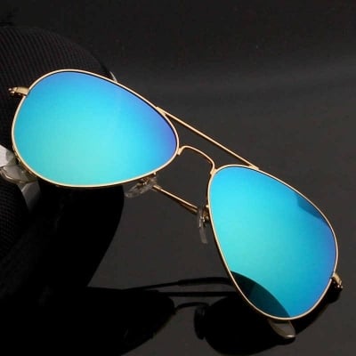 Picture of Blue Plastic and Metal Sunglass For Men