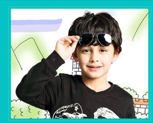 Picture of Fashion Kids Sunglasses Piolt Style Brand Design SunGlasses