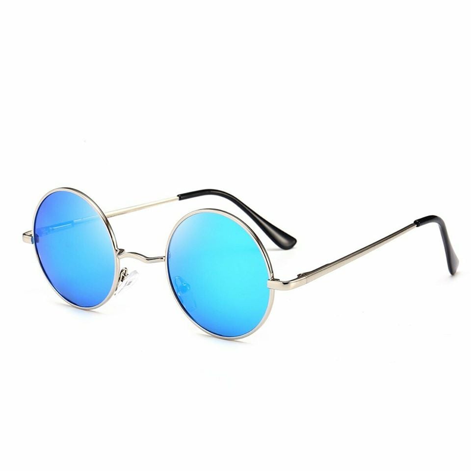 Picture of Kids Boys Girls Designer Metal Round Retro Sunglasses