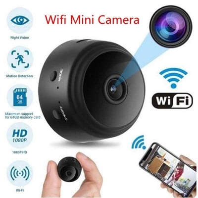 Picture of A9 Mini Camera HD 720P WiFi IP Security Camera – Wireless Home Monitor Remote Mobile Viewing Night Vision Motion Detection Mini Cam