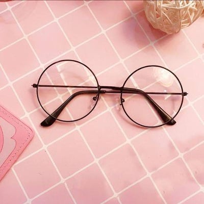 Picture of Vintage Round Metal Frame Clear Lens Eyeglasses For Women - Sunglasses For Women