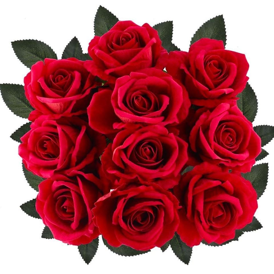 Picture of Artificial Flower Home Decoration Rose Bouquet Flower - Multicolor