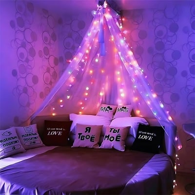 Picture of Dazzle Bright Multicolor Fairy String Lights for Home Decoration – LED Decorative Light for Bedroom, Birthday, Holiday Party, Wedding & Room Decor (Pack of 1)