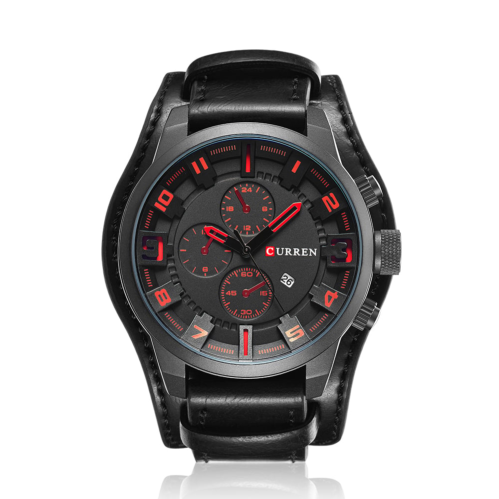 Picture of 8329 Luxury  Men Sport Quartz Watch-Black - Black