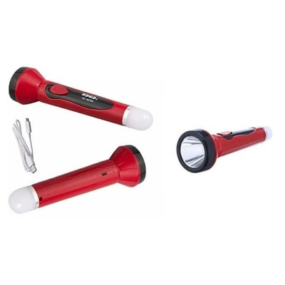Picture of New Rechargeable LED Flashlight SD 8676A – High Power Torch Light, Waterproof, Zoomable, Compact Design for Outdoor, Emergency, Camping, and Everyday Use