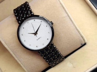 Picture of Gucci Black Stainless Steel Analog Watch for Women - Black