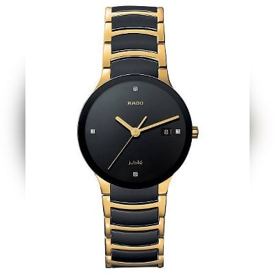 Picture of Smart Analogue Watches (Black Dial) - Gold