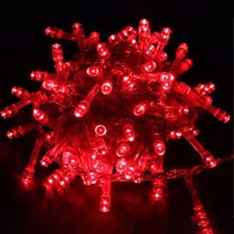 Picture of Red Color Fairy Lights Decorative LED String Light – Romantic Room Decoration Light for Bedroom, Wall, Party, Wedding & Home Decor