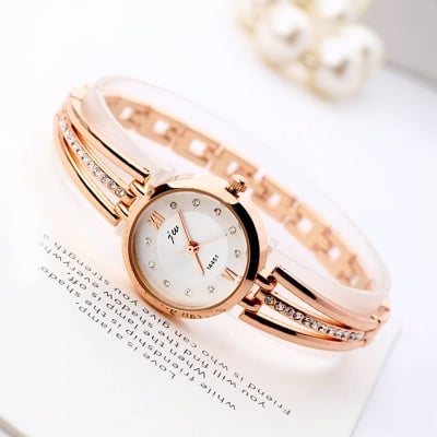 Picture of Luxury Fashion Brand Watch Women's Rhinestone Women's Wristwatch - Gold